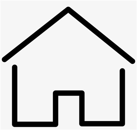 Png File Simple House Icon Png Transparent Png 982x886 Free