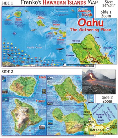 Hawaiian Islands Dive Map Scuba Gear Canada
