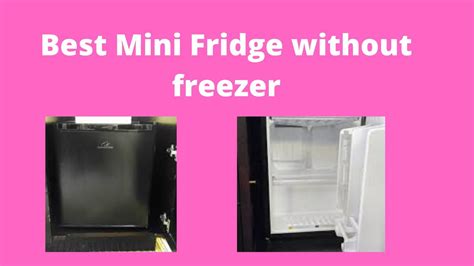 6 Best Mini Fridge Without Freezer 2022 Review And Buying Guide