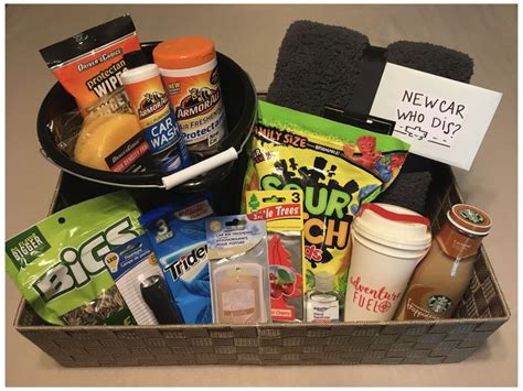Pin by Megan Benoit Wilson on gift ideas in 2021 | Car gift basket, Car