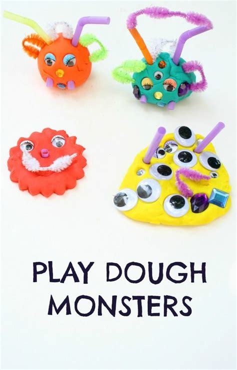 Play Dough Monsters Creative Fine Motor Activity Play Dough