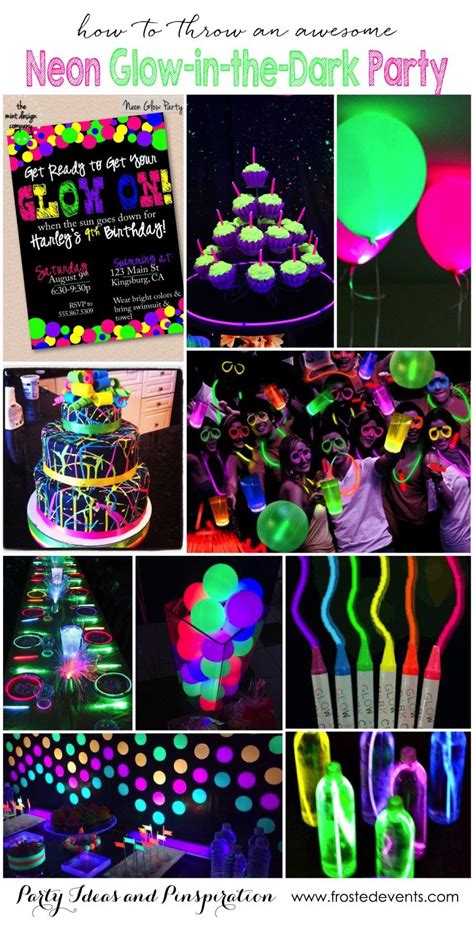 Party Themes Neon Glow In The Dark Party Ideas Neon