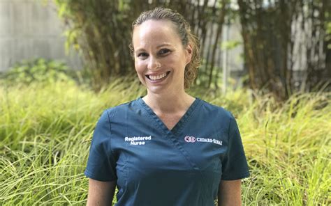 Faces Of Cedars Sinai Cancer Nurse Angela Schleuniger Cedars Sinai