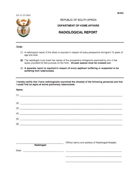 35 Sample Of South Africa Visa Application Form Images Visa Letters
