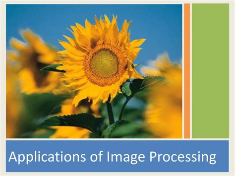 Ppt Applications Of Image Processing Powerpoint Presentation Free