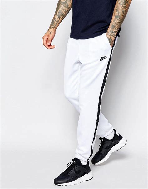 Nike Tribute Skinny Joggers In White 678637 100 At Skinny