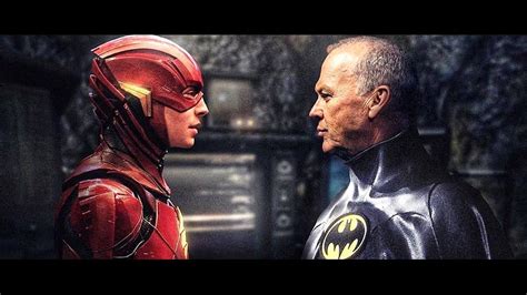 The Flash Movie Trailer Michael Keaton Batman Scene And Evil Flash