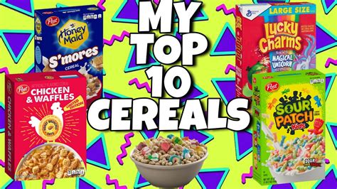 The Top Breakfast Cereals Youtube