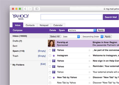 Yahoo Mail Login In Screen Iweky