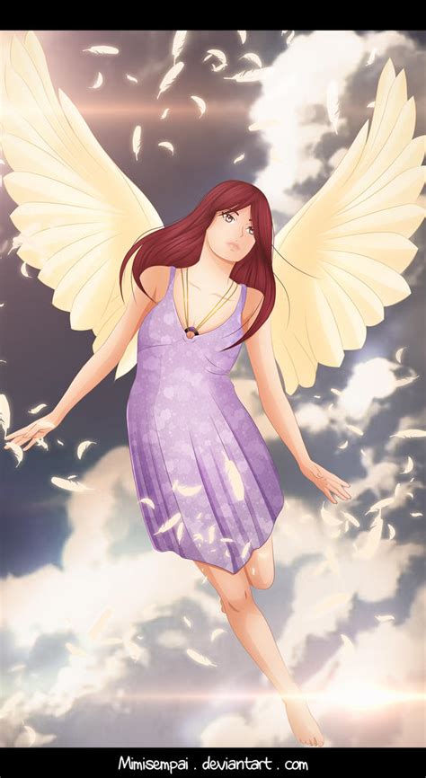 Fanart Fairy Tail Angels Erza Scarlet By Mimisempai On Deviantart