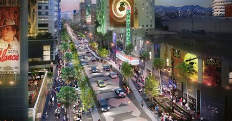 ‘exciting Hollywood Boulevard Makeover Unveiled Curbed La