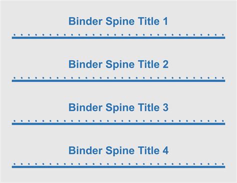 Free Printable Binder Spine Insert Templates 1 2 3 Inch Label Andword