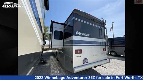 Beautiful 2022 Winnebago Adventurer 36z Class A Rv For Sale In Fort