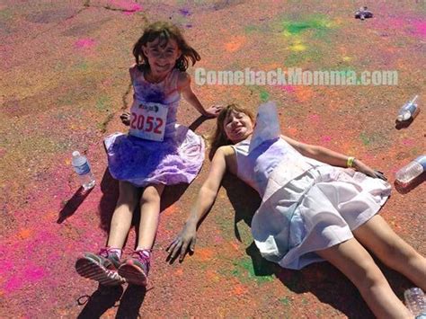 Wordless Wednesday 5k Color Run Comeback Momma