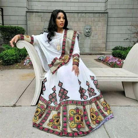 Pattern Habesha Kemis In 2022 Ethiopian Traditional Dress Ethiopian Clothing Ethiopian Dress