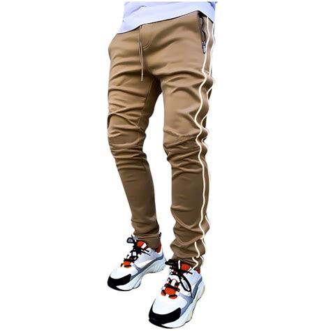 Fesfesfes Clearance Cargo Pants For Men Multi Pocket Reflective