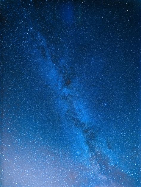 Download Blue Starry Space 4k Phone Wallpaper