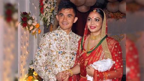 sunil chhetri ties the knot with long time girlfriend sonam bhattacharya in kolkata firstpost