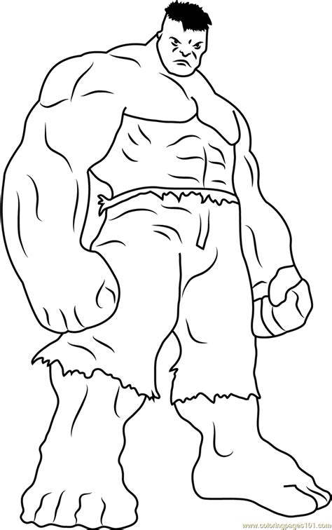 Download Furious Hulk Coloring Page for Kids - Free Hulk Printable Coloring Pages Online for Kids ...