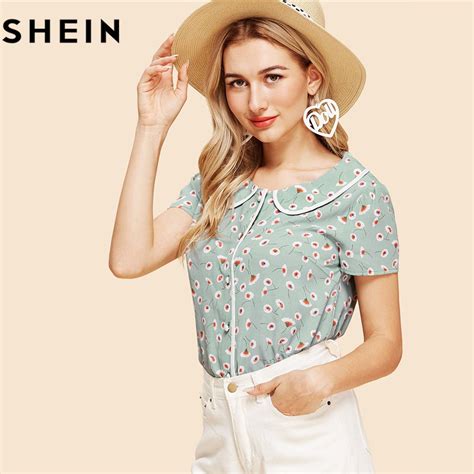 Come in solid colors, as well as fun graphic prints for a sophisticated or laidback look. SHEIN Womens Floral Print Short Sleeve | Zone One Clothing