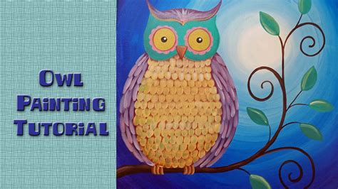 Owl Acrylic Painting Tutorial Live Stream Event Free Lesson