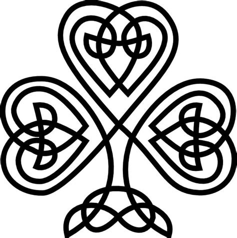 View Full Size Celtic Knot Irish Shamrock Clipart And Download