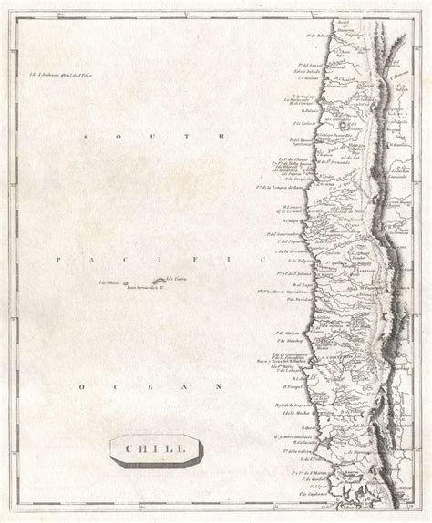 Chile Antique And Vintage Maps And Prints