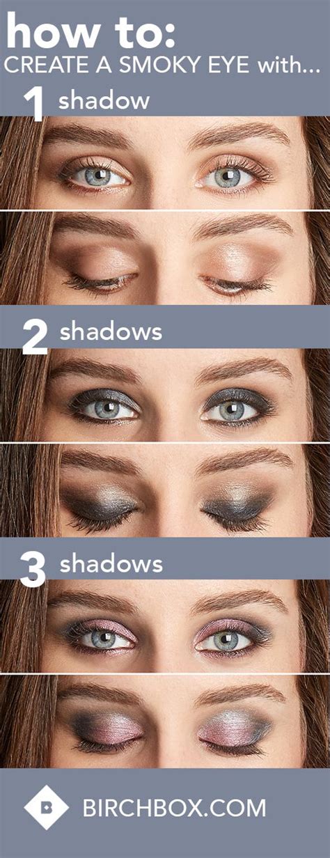 How To Create A Smoky Eye With One Two Or Three Shadows Birchbox