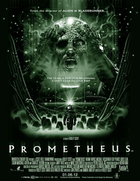 Prometheus Een Amerikaanse Sciencefictionfilm Van Ridley Scott Die In