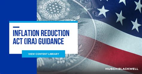 Inflation Reduction Act IRA Guidance Husch Blackwell