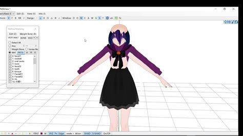 Tutorial How To Make A Mmd Model Pmx Editor Youtube