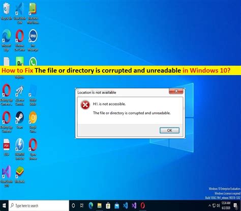 How To Fix The File Or Directory Is Corrupted And Unreadable Error In