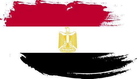 Bandeira Do Egito Com Textura Grunge Png