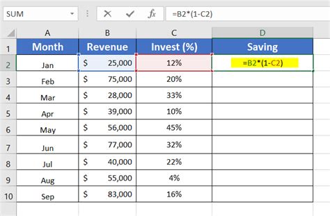 Calculate Percentage Of A Number In Excel 4 Cases Explained