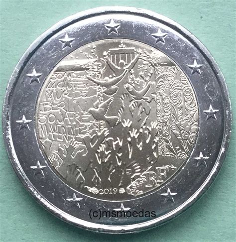 Msmoedas Frankreich 2 Euro Gedenkmünze Euromünze Mauerfall