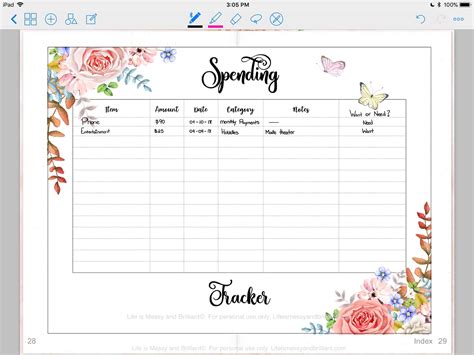 If you are person who stresses out a lot and checks frequently their online banking, do not panic. FREE Spending Tracker Printable