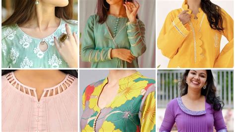 Latest Kurti Neck Designs 2023 Neck Patterns To Try With Kurtis This Year Youtube