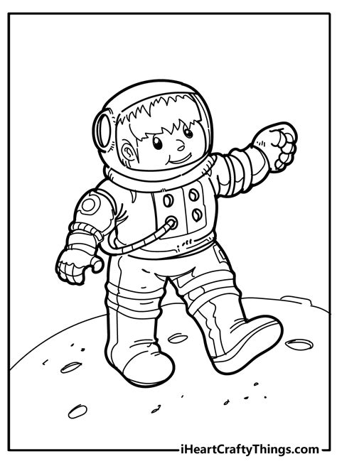 Printable Astronaut Coloring Pages Updated 2021