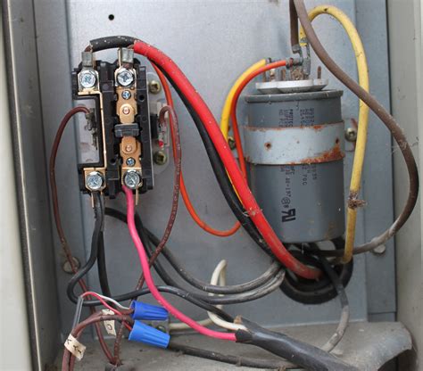 Currently there is a red two wire 12g wire running from the ac unit to a 20a non fusible, pull out. DIAGRAM Ac Unit Contactor Wiring Diagram FULL Version HD Quality Wiring Diagram ...