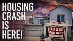 Housing Crash Is Here! Soaring Prices Result In Record Crash In Home, Appliance Buying Plans