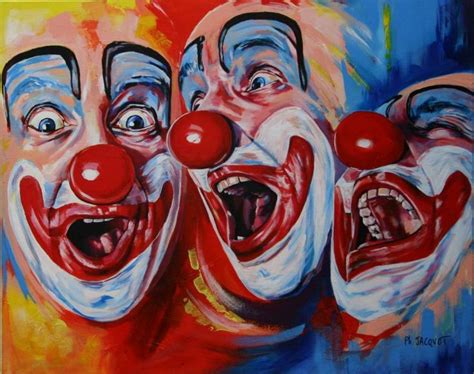 Galerie 7 Clown Paintings Circus Art Painting