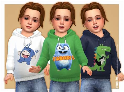 Hoodie For Toddler Boys 08 By Lillka At Tsr Sims 4 Updates
