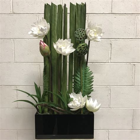 Water Lily Arrangement Artificial Trees And Flowers Wholesale