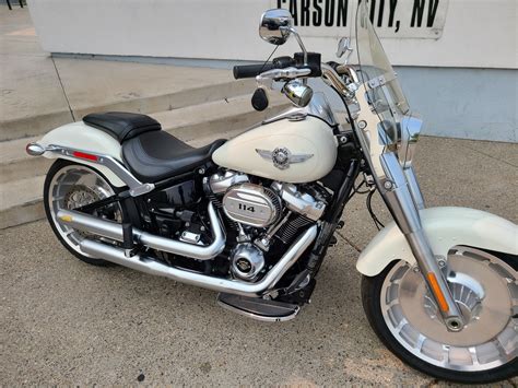Pre Owned 2018 Harley Davidson Fat Boy 114 49 State In Carson City