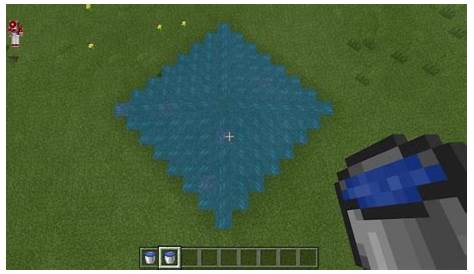 how far does water reach in minecraft