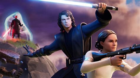 Fortnites New Star Wars Event Features Anakin Padme Darth Maul And