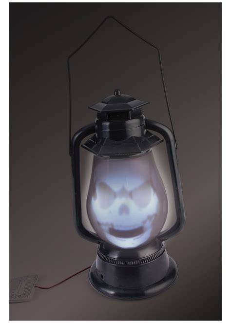 light up skull lantern decorations