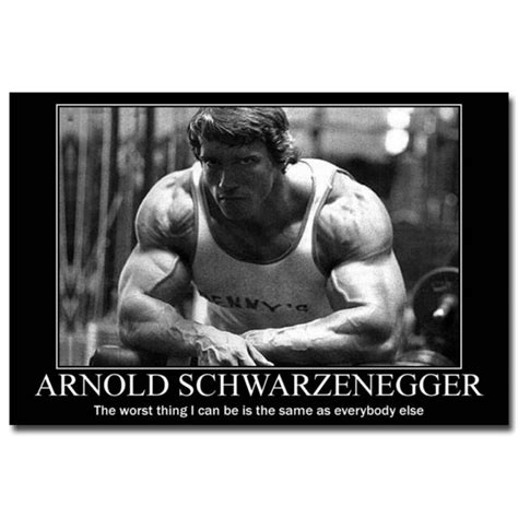Arnold Schwarzenegger Conquer Motivational Gym Bodybuilding Art Poster