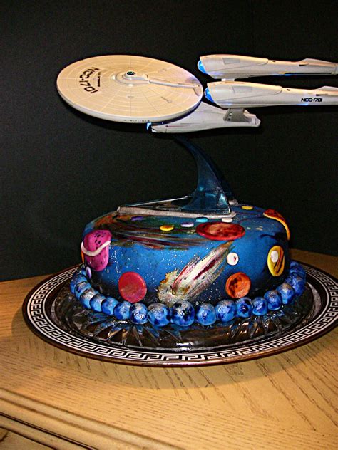 A Star Trek Cake I Did For My Brother In Laws Birthday Star Trek