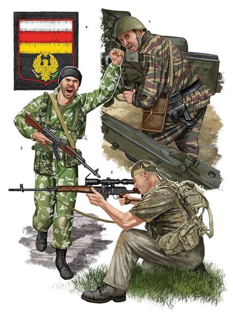 South Ossetian Forces 2008 Militari Storia Uniforme